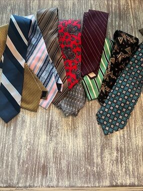 Assorted Men's Neckties - Multi-Color Classic Styles. Assorted brands.